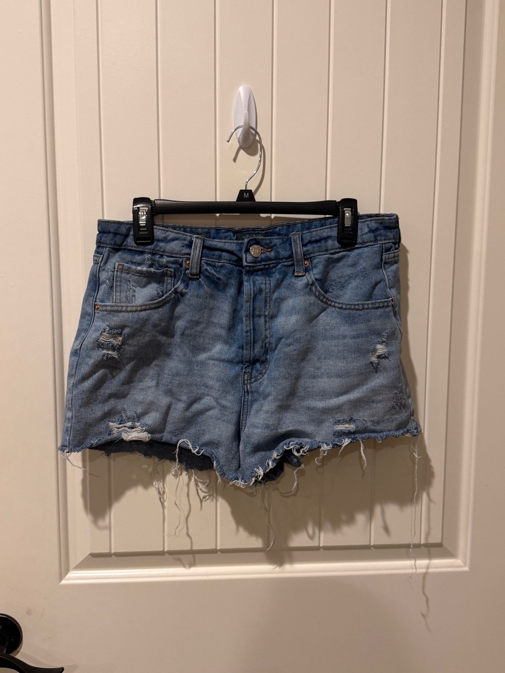 Target Light Blue Distressed Denim Cutoff Shorts